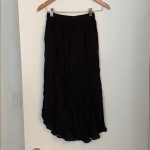 Aritzia High Low Midi Skirt